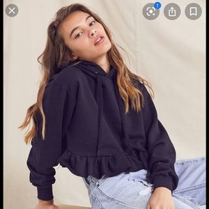 urban cropped hoodie